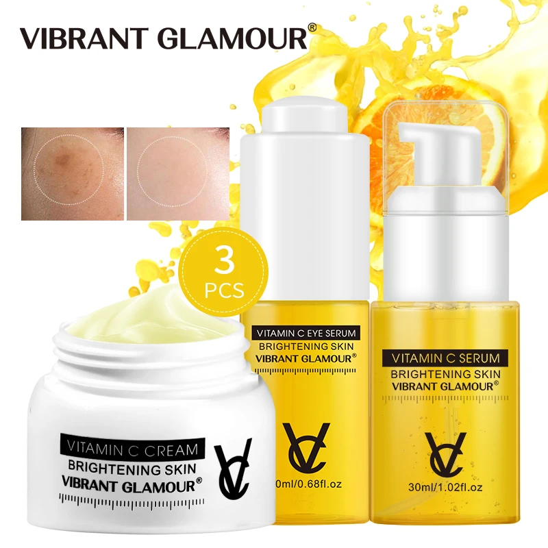 VIBRANT GLAMOUR Vitamin C face secrum cream Whitening Moisturizing