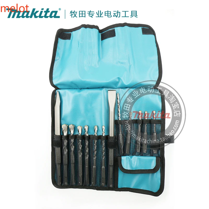

MAKITA Makita round handle four hole hammer drill bit sharp chisel chisel 13 cqnnn impact drill drill set