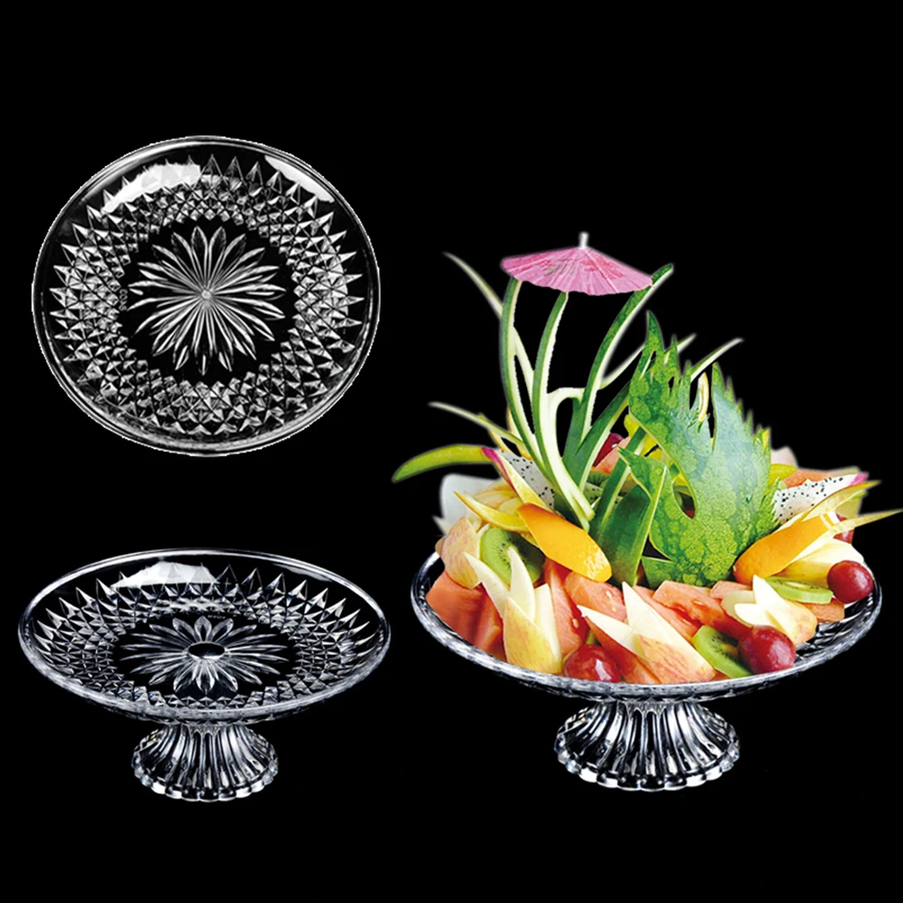 Description Picture 3 of itemFruit Plate Snack Candy Desktop Decorative Plate Dance Party Wedding Tableware Bread Plate Food Container Snack Tray