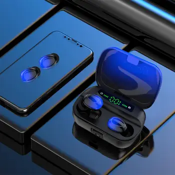 

ALLOYSEED TWS Bluetooth 5.0 Earphone Stereo Wireless Earphones Sport Wireless Headphones Earbuds Headset 1500mAh Power For Phone