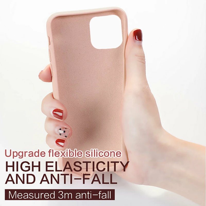 Case For iPhone 11 12 13 Pro Max SE 2 2020 6 S 7 8 Plus X XS MAX XR 12 13 Mini Cute Candy Color Couples Soft Silicone Cover