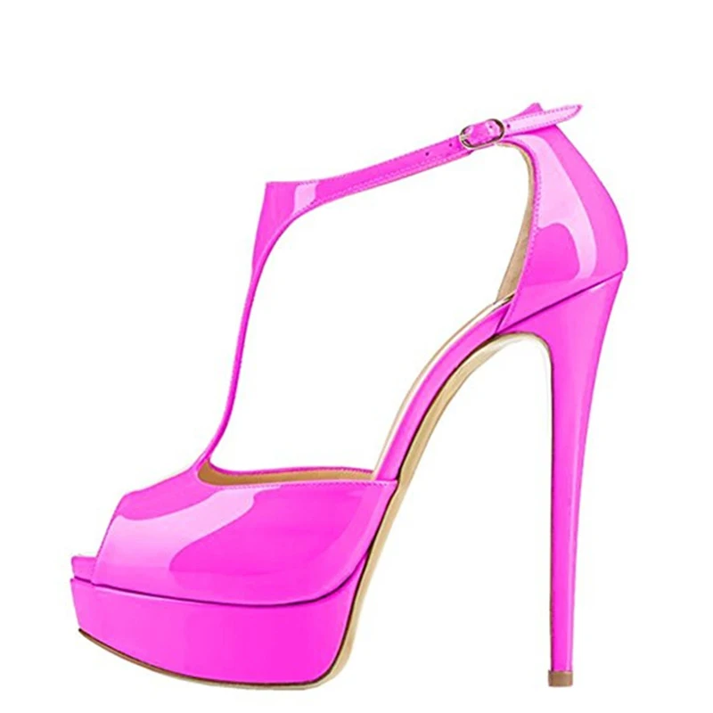 

YECHNE Women Open Toe Heels Sandals Plus Size 33 43 16 Cm Heel Height Shoes Sexy Gray Apricot Yellow Rose Red Sandals