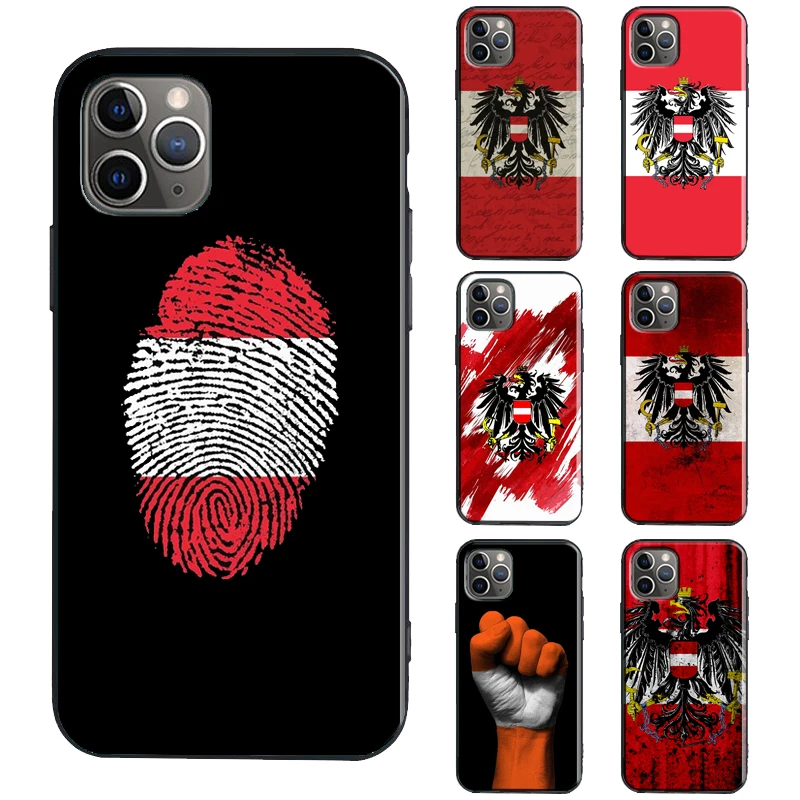 Чехол с австрийским флагом для iPhone 11 13 Pro Max SE 2020 6S 8 7 Plus X XR XS 12 mini чехол телефона |