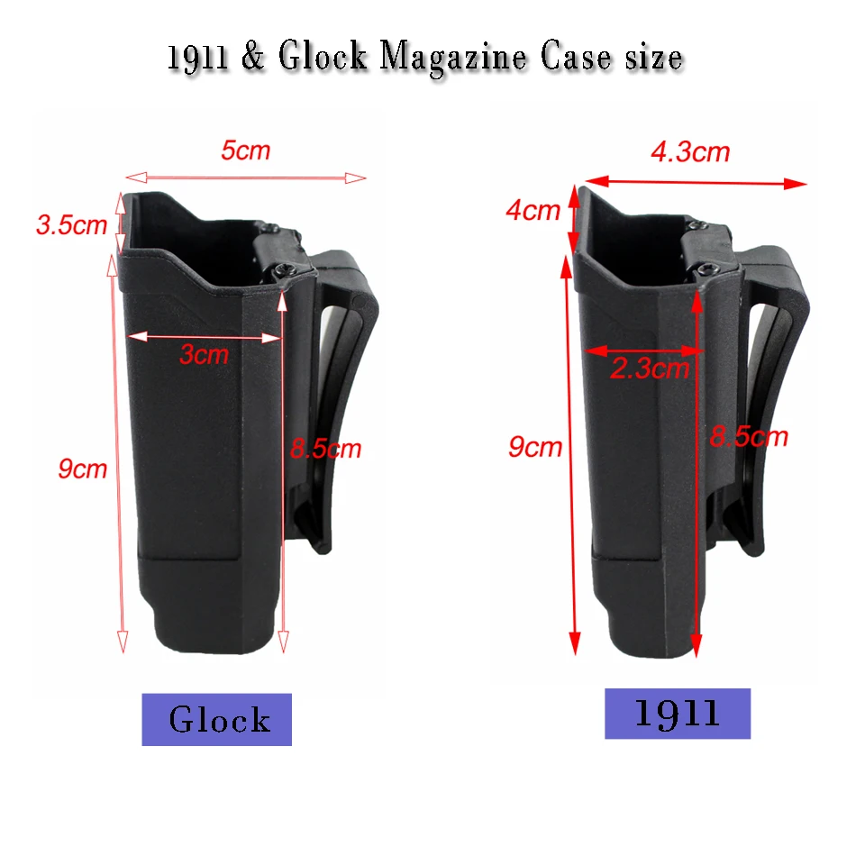 BlackHawk CQC подсумок для обоймы Glock Magazine Bag два стиля от 9 мм до 45 Calibe для Glock 9 мм и 1911 Tactics caliber Magazine