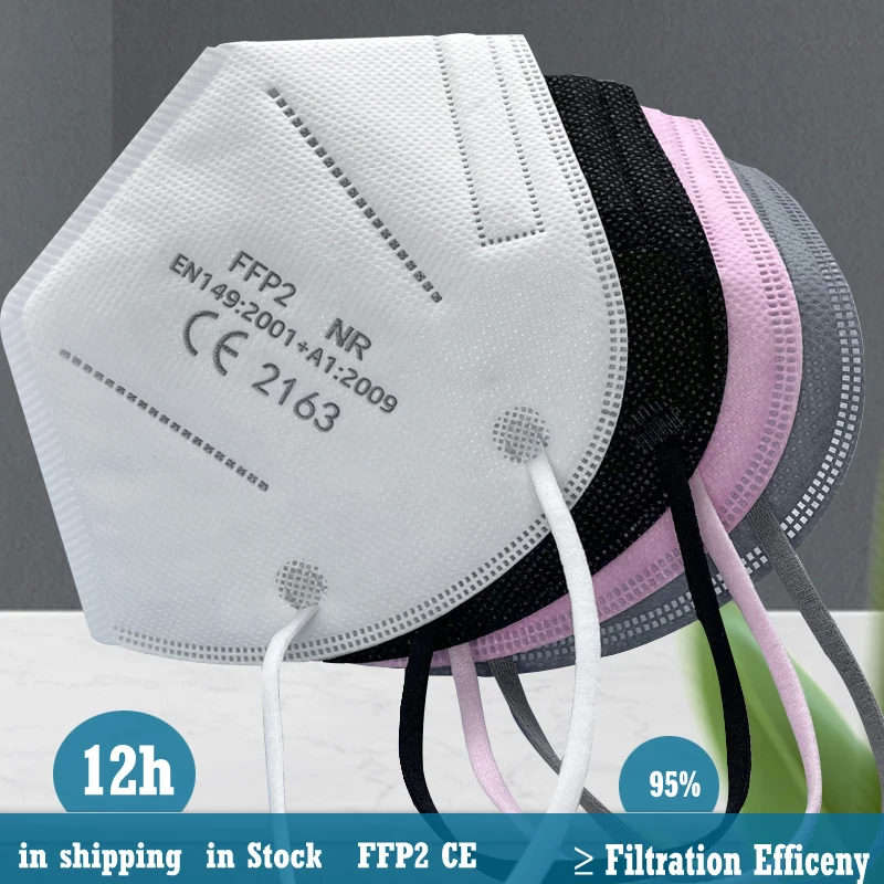 mascarillas ffp2reutilizable 5-Layers ffp2 mascarilla higienica adulto fpp2 mascarillas kn95 certificadas facial protectora