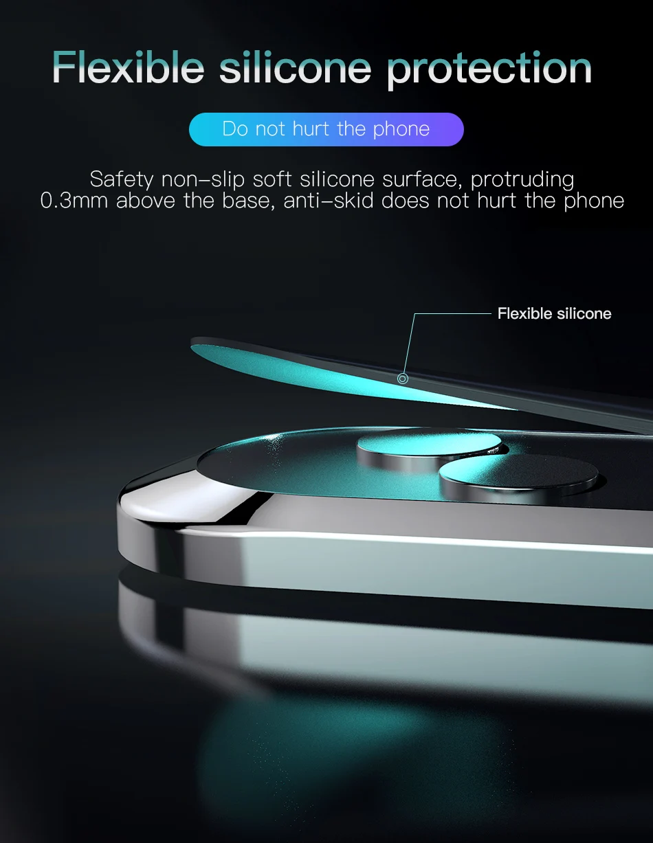 !ACCEZZ 1 Set Car Phone Holder Magnetic For iphone X Samsung Huawei Xiaomi Metal Magnet Mobile Phone Car Mount Stand GPS Bracket (10)