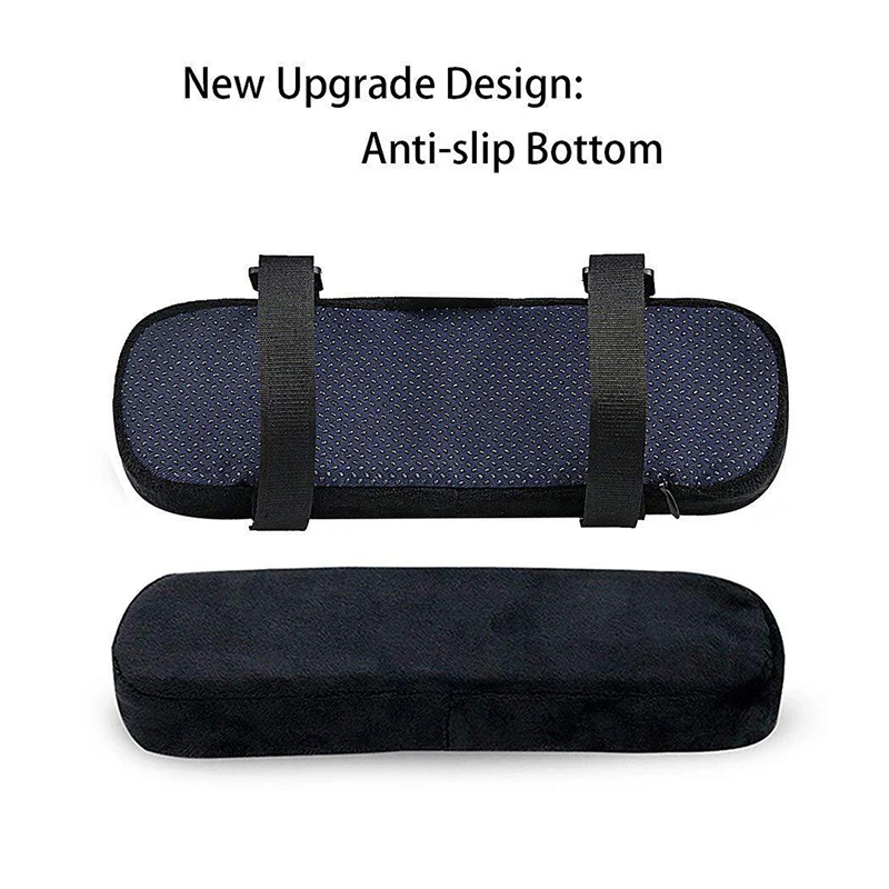 1 Pcs Armrest Pads Covers Foam Elbow Pillow Forearm Pressure Relief Arm Rest Cover For Office Chairs Wheelchair Comfy Chair