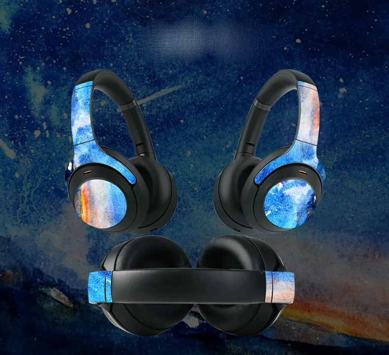 Scratch proof Personality Creative Headphones Film for Sony WH 1000XM3 Wireless Bluetooth Headset Protective Wrap Cover Sticker