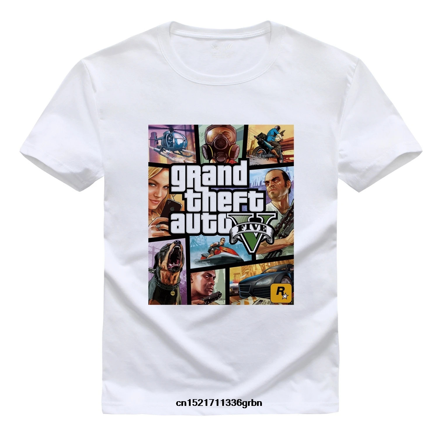 Мужская футболка Grand Theft Auto 5 Punk 4XL уличная Длинная с GTA знаменитый бренд футболки
