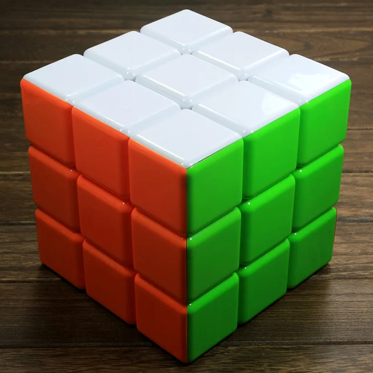 18 см Heshu 18 см 3x3x3 куб супер большой волшебный пазл 3x3 Cubo magico stickerless профессиональная развивающая игрушка для детей