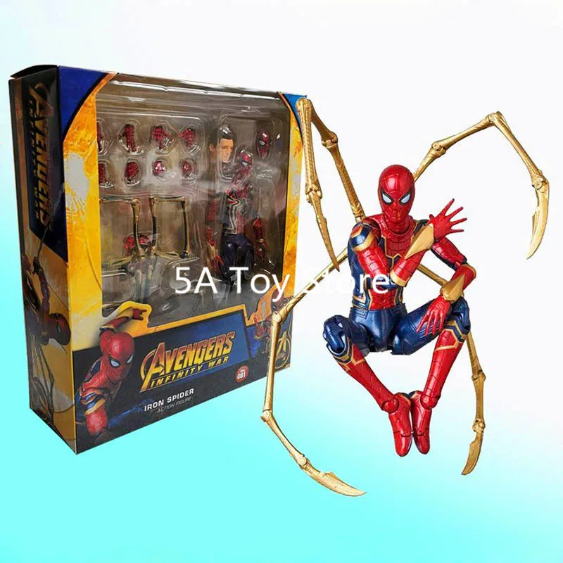 

Avengers Infinity War Iron Spider Man Mafex 081 PVC Action Figure Collectible Model Toy