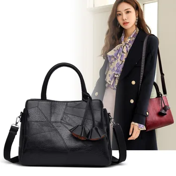 

2020 new women's bag soft handbag fashion European and American style ladies single shoulder diagonal bag travel bag