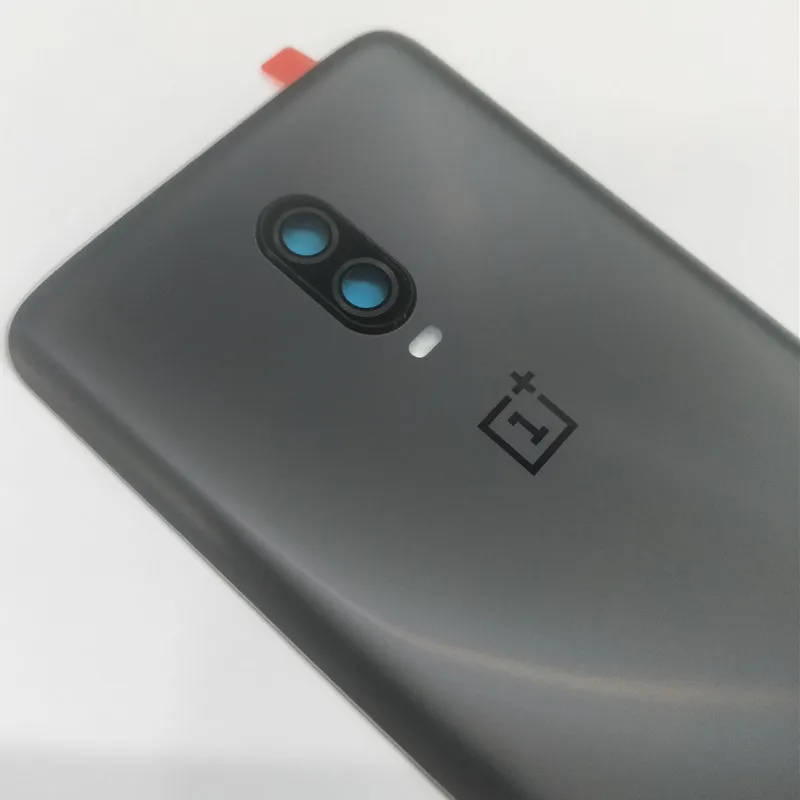 Материал стекло задняя крышка корпуса для one plus oneplus 6T SIX Задняя крышка батареи чехол+ объектив камеры запасные части