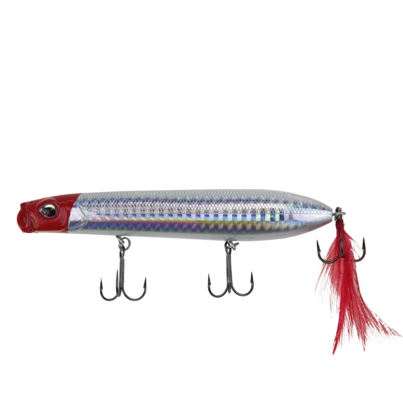 Topwater Popper Fishing Lure 105mm 16g Artificial Hard Bait Spinner Tackle Wobblers Premium |