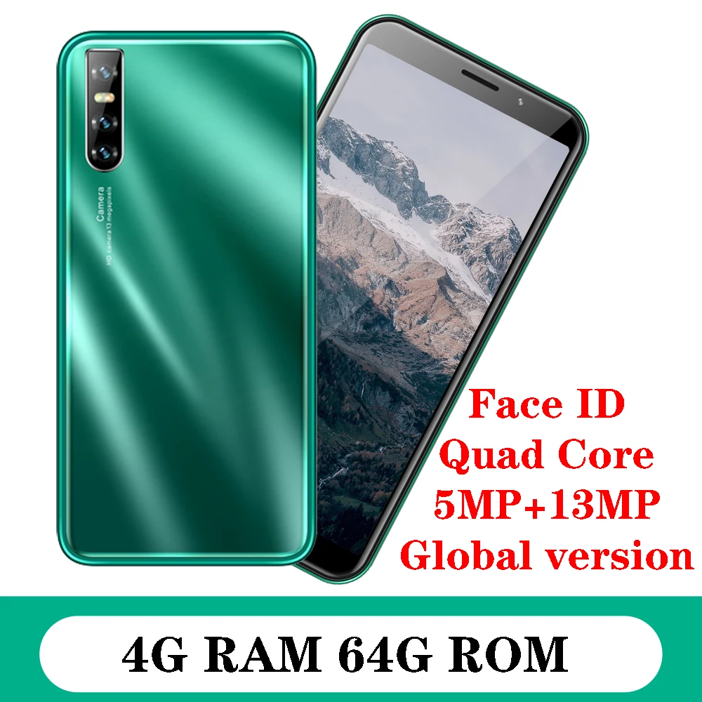 P40 Global Versie Wifi Smartphones 4G Ram 64G Rom Quad Core Android Mobiele Telefoon 6.0 Inch 13MP Camera gezicht Id Ontgrendeld Celulares