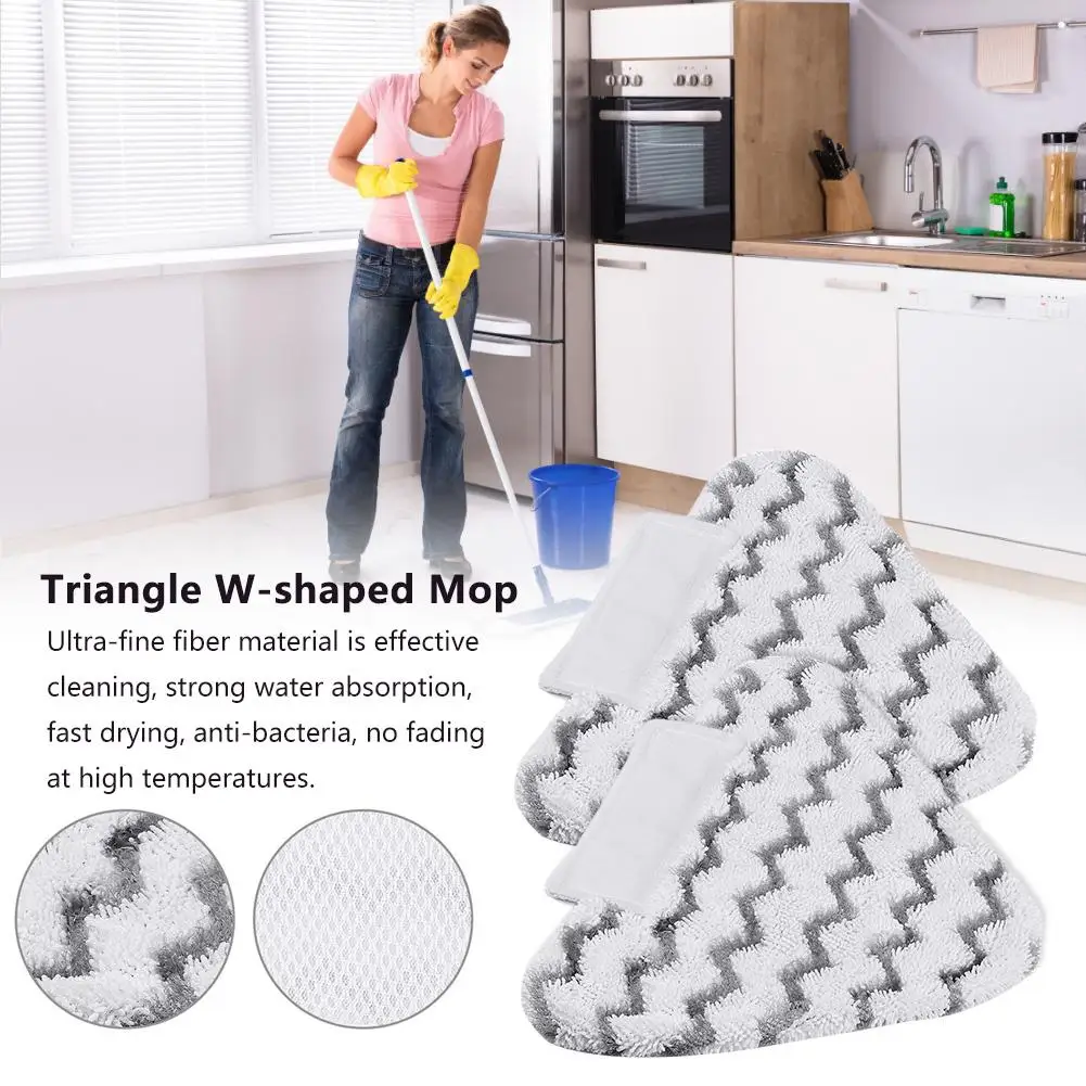Triple cornered Steam Mop Pads Replacement Triangle Cloth For Shark