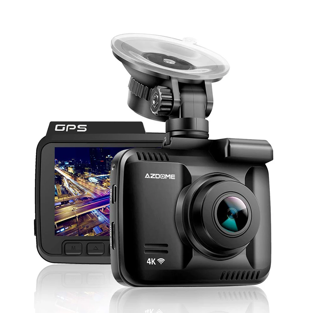 GS63H 4K Встроенный GPS WiFi Автомобильные видеорегистраторы видеорегистратор