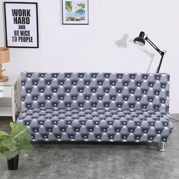 

Geometric All-inclusive Patterns Sofa Covers No Armrests Sofa Bed Cover Protector Slipcover Folding Stretch Home Decoration