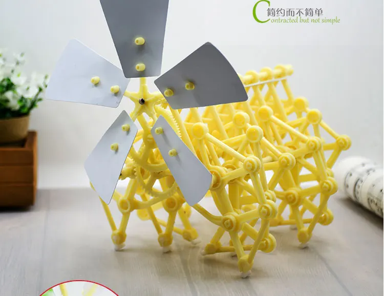 Креативный пазл 3D DIY сборка strandbeest мощная модель ветряные комплекты ходунков Робот Игрушки для мальчиков подарки