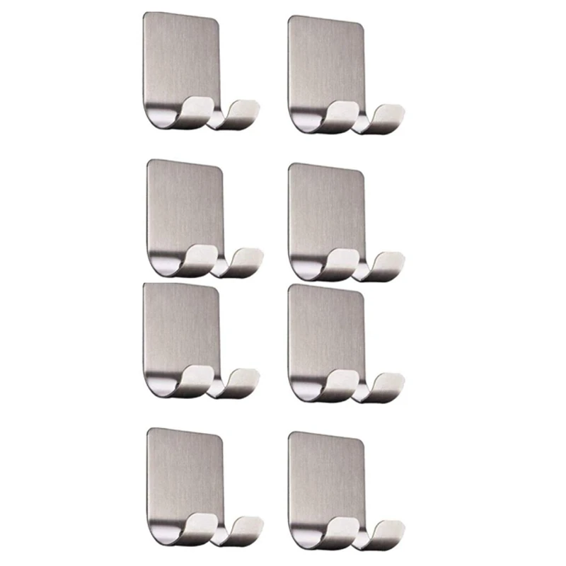 

ABUI-8 Shower Razor Rack Hook Razor Razor Multi-Function Hook Wall Hanger, Stainless Steel Thick Wall Hook