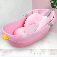 Детская безопасная Ванна сетка 3D соты мягкий детский коврик для душа приятная для кожи ткань Душ коврик для Ванной сиденье для новорожденных