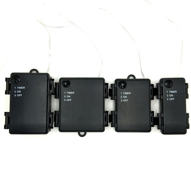 

10pcs/lot Waterproof Dustproof Battery Holder Storage Box Case with Wires 2x 3x 4x 6x 1.5V AA Batteries Shell with ON OFF Timer