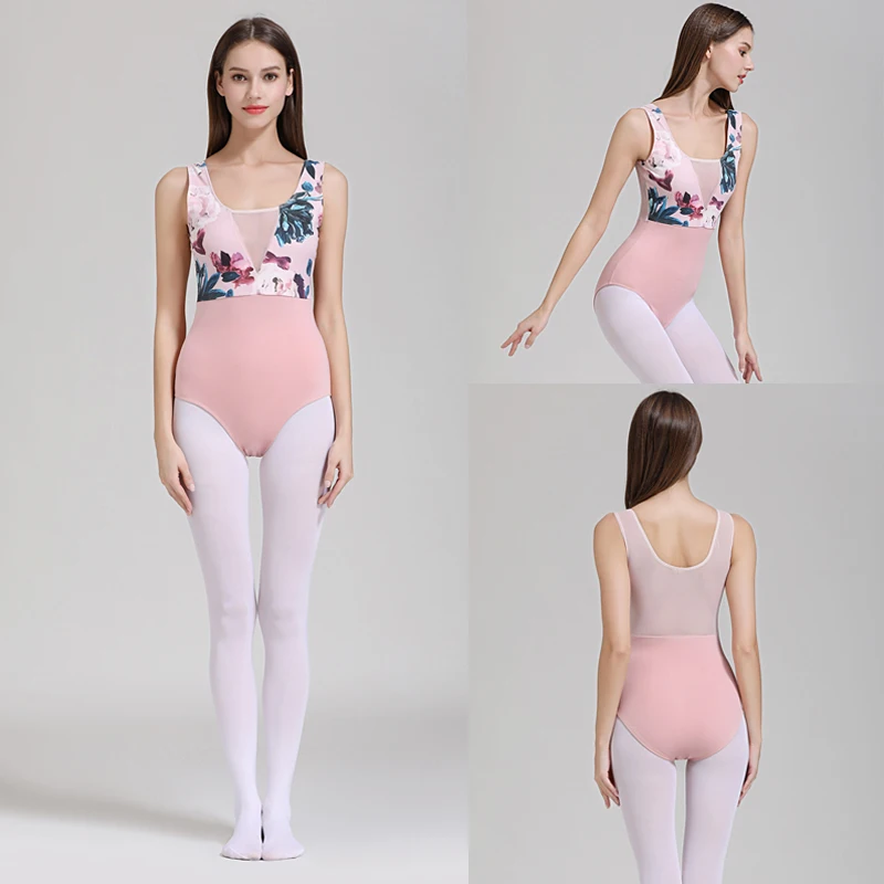 

Ballet Leotards Adult 2019 New Design Practice Ballet Dancing Costume Women High Quality Gymnastics Leotard Dance Coverall