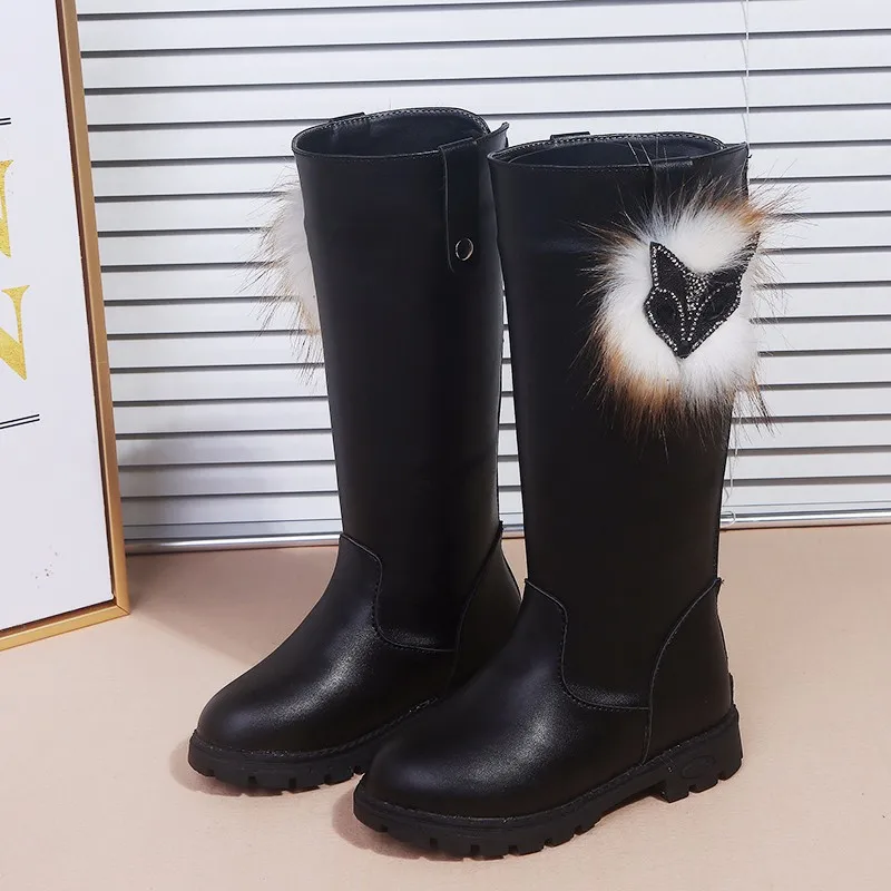 Botte enfant fille/детские сапоги для девочек; детские высокие сапоги; детские кожаные сапоги-трубы для девочек; модные сапоги принцессы; bota version