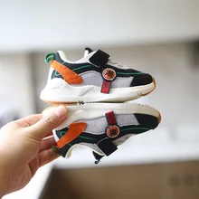 Chaussures de course pour enfants, souliers en maille pour bébés, de loisirs fonctionnels, à semelle souple, pour garçons et filles, collection printemps 2021 