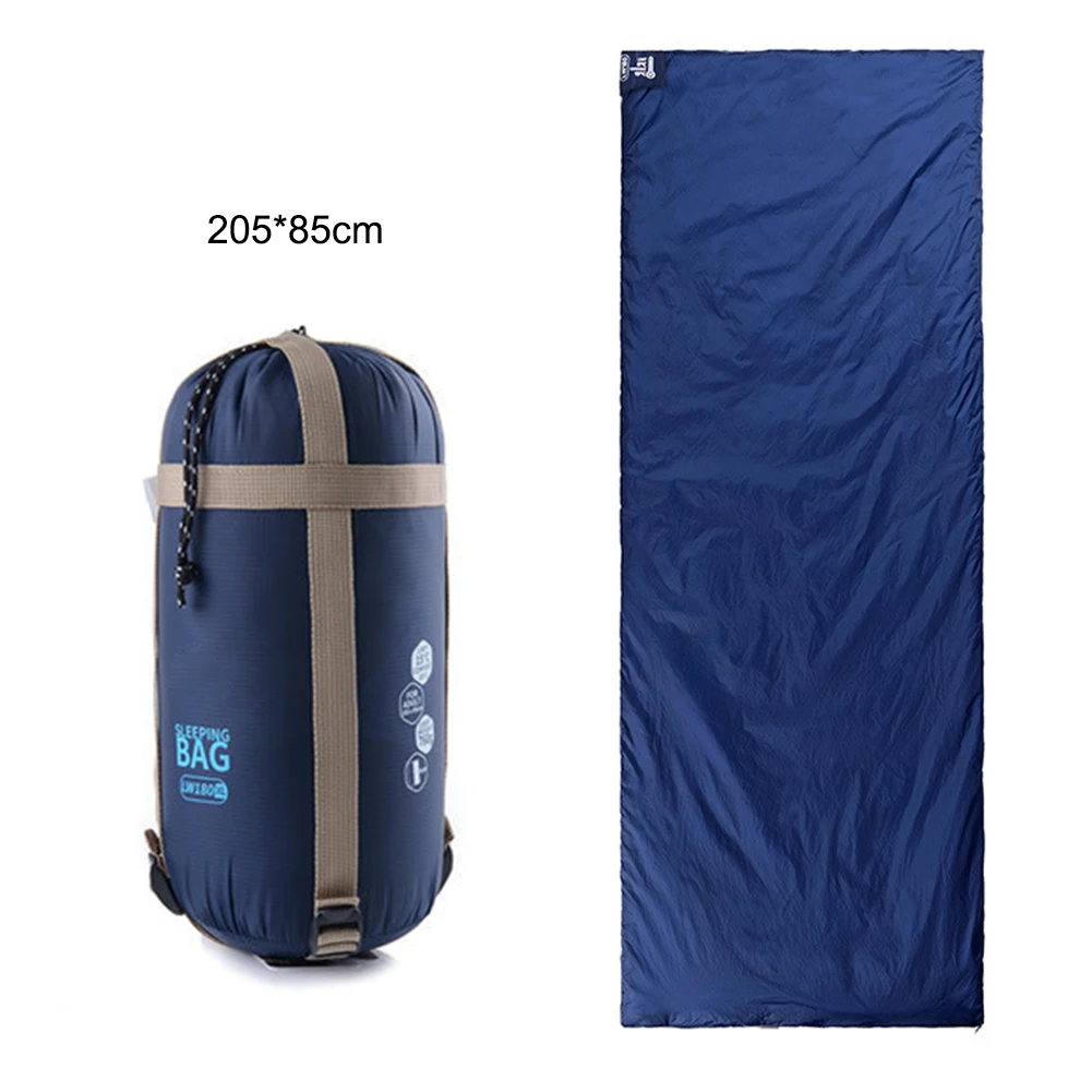 Blue 190x75cm Открытый Сверхлегкий конверт спальный мешок ультра-маленький размер для кемпинга походов альпинизма аксессуары для палатки - Цвет: Blue 190x75cm