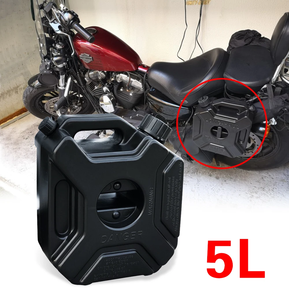 

5L Fuel Tanks Plastic Petrol Cans Car Jerry Can Mount Motorcycle Jerrycan Gas Can Gasoline Oil Container fuel Canister For BMW