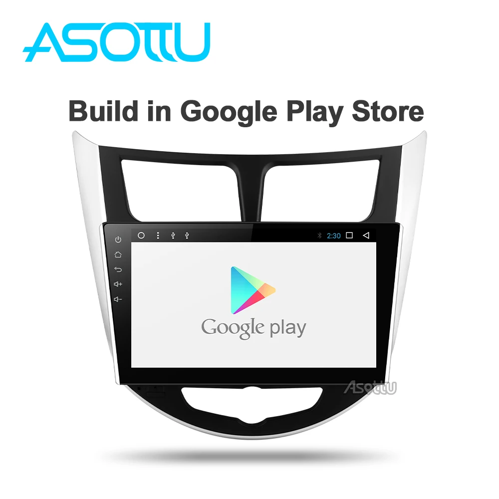 Asottu HY602 Android 9,0 PX6 автомобильный dvd для hyundai Solaris Verna Accent автомобильный головной убор радио плеер навигация gps автомобильный dvd