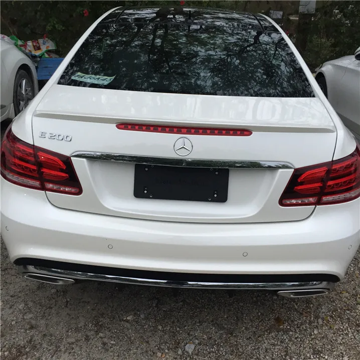 Спойлер для W212 W207 2008 2015 Mercedes Benz E class coupe ABS пластик Материал заднее крыло