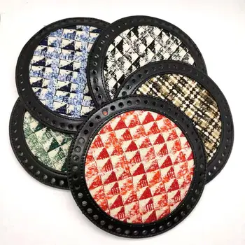 

2pcs DIY Knitting Crochet Bag Leather Nail Bottom Base Shaper Replacement Bags