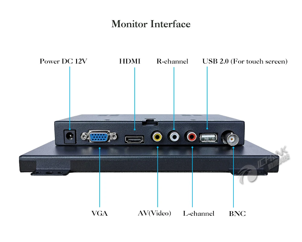 ZK080TC-UD2/8 дюймов 1024x768 USB HDMI металлический корпус открытая рамка Встроенный промышленный резистивный сенсорный ЖК-экран монитор ПК Дисплей