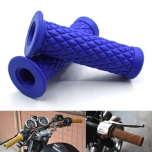 Универсальный 7/" 22 мм Ретро резиновая ручка мотоцикла 8 цветов доступны для Ducati 796 696 400 620 695 MONSTER 620 MTS 796 S2R