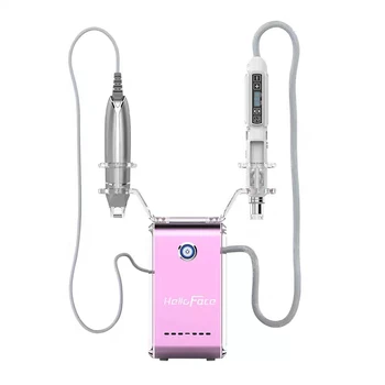 

2019 2 in 1 Hello face microparticle non-invasive facial meso gun machine for face lifting BB eyes for eyebag removal
