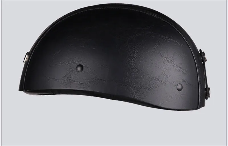 Marchi caschi in pelle 3/4 casco moto Chopper casco moto aperto casco moto  Vintage con fazzoletto da collo rimosso e maschera|Helmets| - AliExpress