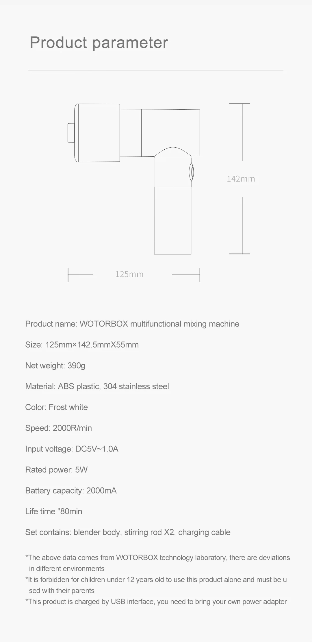 لاسلكي جديد الاجهزه الكهربائيه ترندUSB خلاط يدوي كهربائي أدوات الطبخ