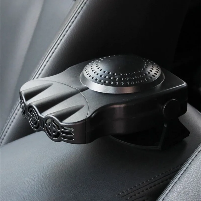 12V автомобильный охлаждающий вентилятор горячий теплый, с подогревом ветровое стекло разморозка Туманоуловителя 2 в 1 портативный автомобиль-фургон обогреватель разморозка
