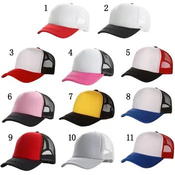 

Unisex Women Hats Baseball Cap Mesh Summer Caps for Mens Solid Color Adjustable Outdoor Sports Hat