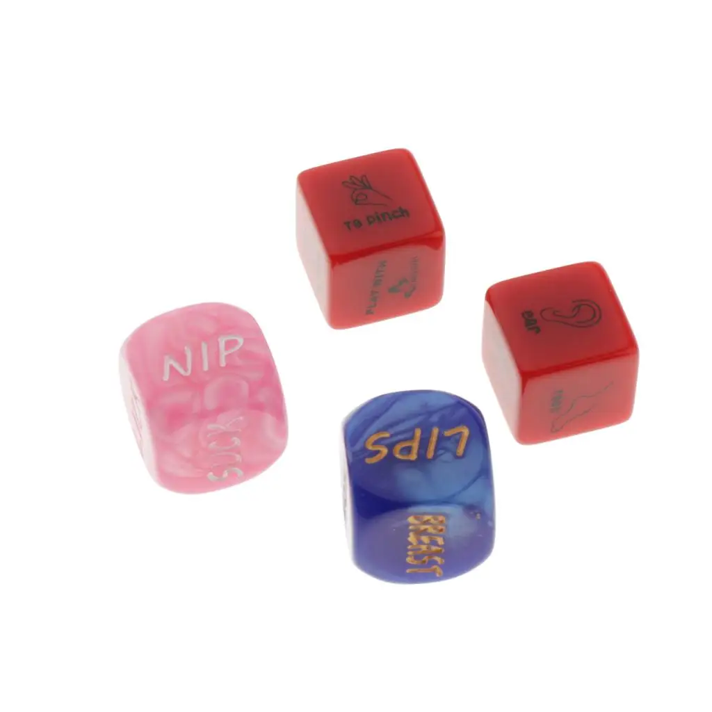 4Pack Adults Positions Sexual Stance Dice Erotic Games For Couples Playing