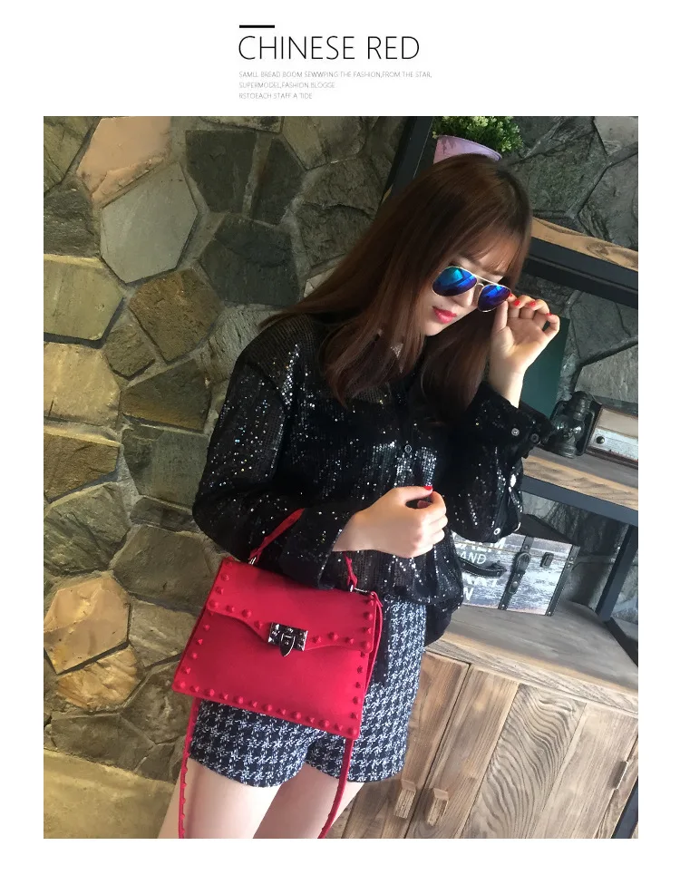 Летняя новая стильная женская гелевая сумка в Корейском стиле, простая модная женская сумка через плечо, сумки-мессенджеры