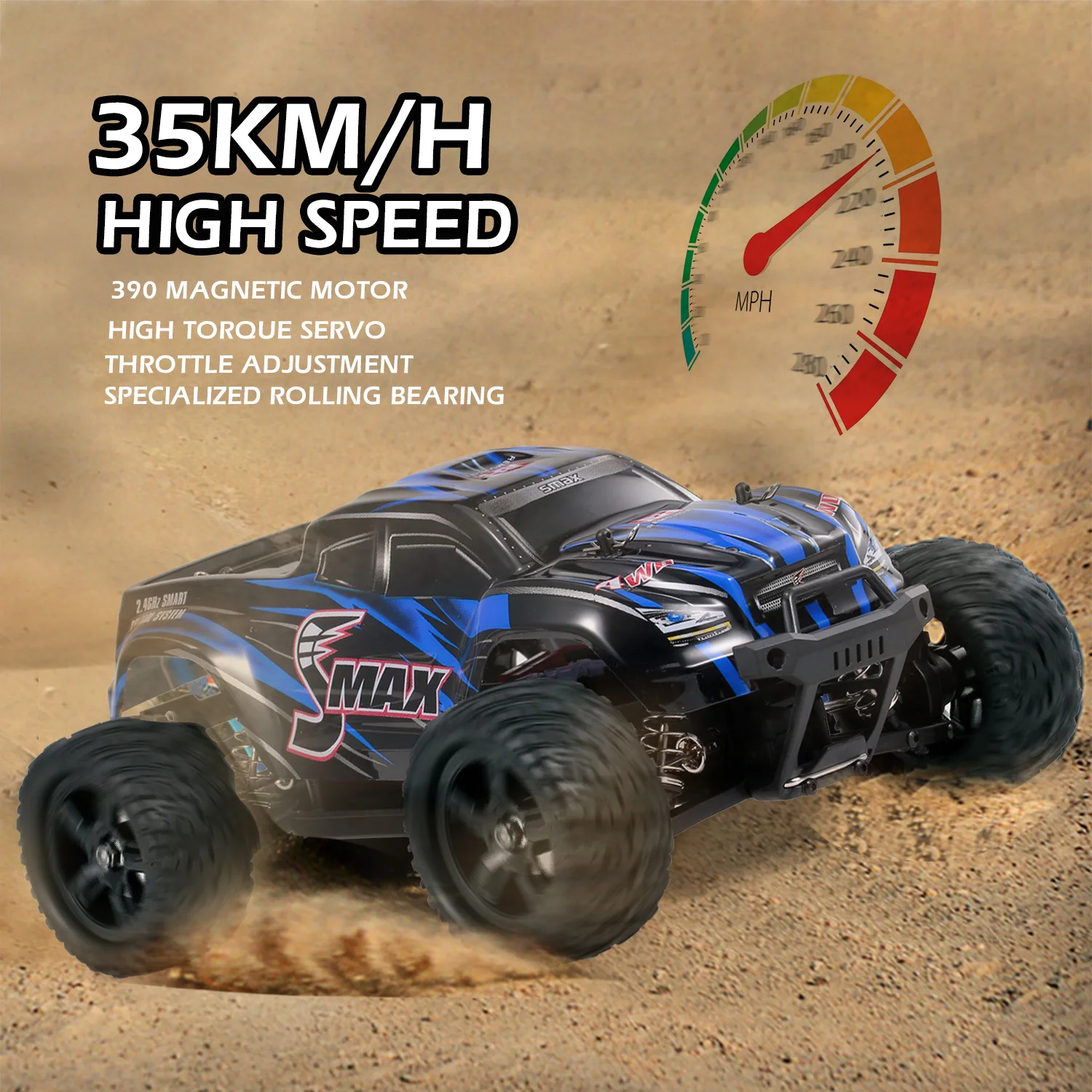 REMO HOBBY 1631 RC автомобиль 35 км/ч высокая скорость 1/16 2 4 ГГц 4WD багги гоночный большой