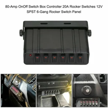 

Black Switch Box Aluminum Strobe Light With backlight 12V Replacement Accessories