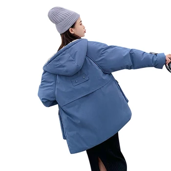 

Wmswjh Down Parka Women Winter Coat Women's Long Solid 2019 New Winter Style Slim Cotton Padded Jacket Winter Jacket Female A742