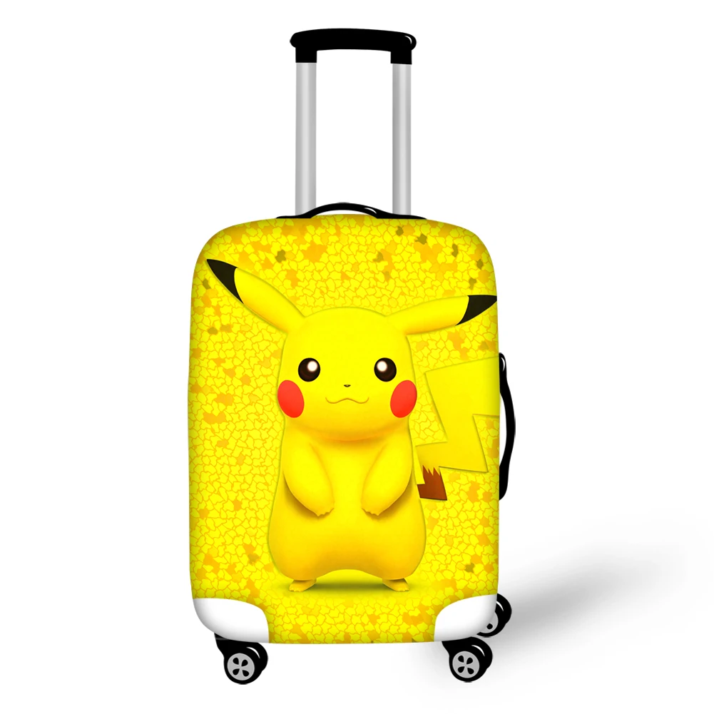 CDWX4454LMS HaoYun эластичный чехол для чемодана защитный дизайн Pokemon Пыленепроницаемый Чехол для багажа каваи Пикачу защитные аксессуары для багажа - Цвет: CDWX4454LMS