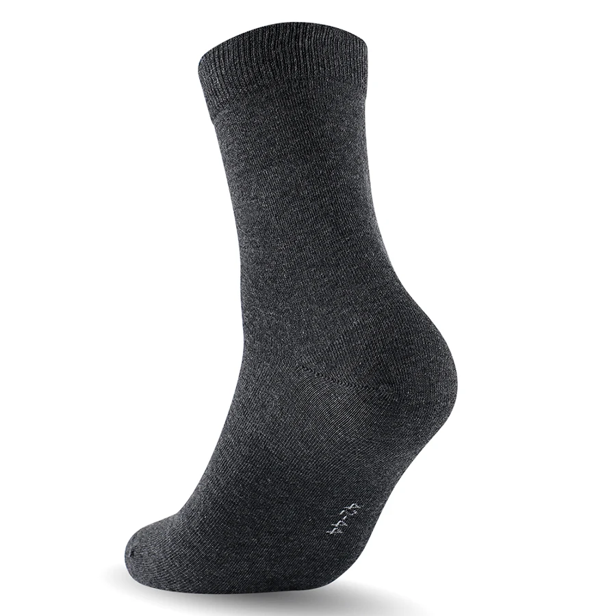 Мужские хлопковые носки, оптовая цена, мужские деловые носки большого размера, одноцветные Брендовые мужские носки (EU 39-46) (US 7,0-12,0) VKMONY