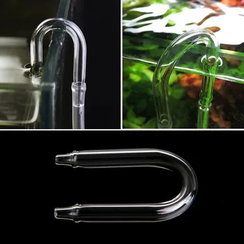 

Aquarium Co2 System Diffuser Check Valve U Shaped Glass Tube Bend Accessory DIY
