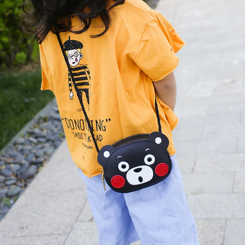 

Children Wallet Lanyard Girls Boy CHILDREN'S Purse Cartoon Cute Young STUDENT'S Messenger Backpack